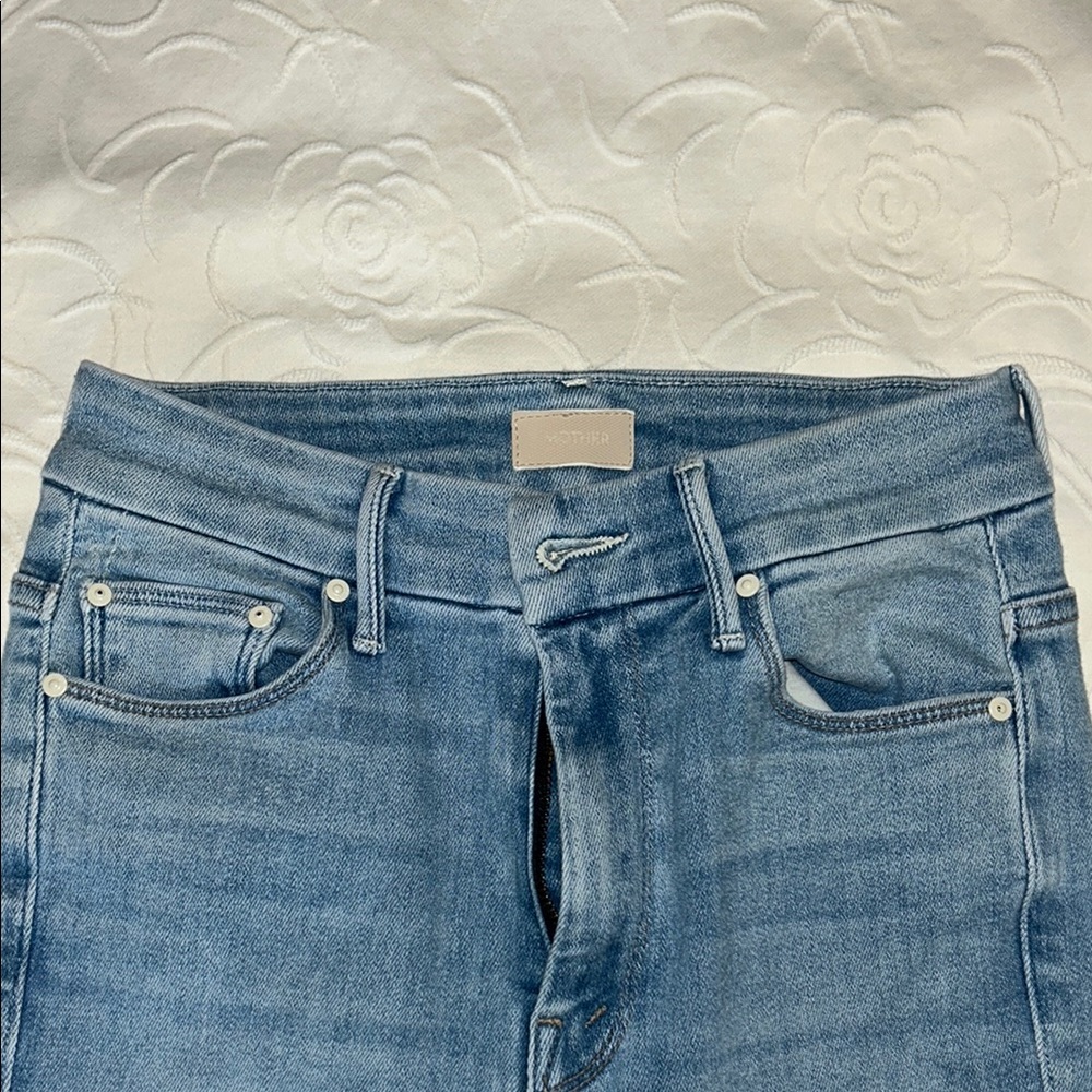 MOTHER Light Blue Denim Jeans
